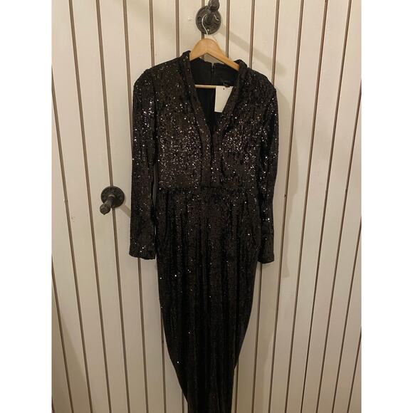 Express Sequin Jumpsuit Size - Picture 2 of 7